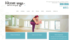 Desktop Screenshot of bikramyogaslo.com