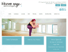 Tablet Screenshot of bikramyogaslo.com